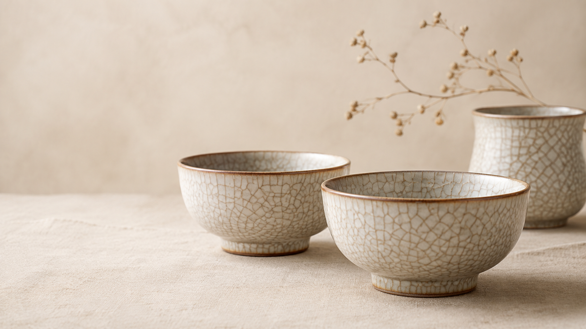 Crackle glaze pottery with fine ice-like patterns — TailyMora Journal