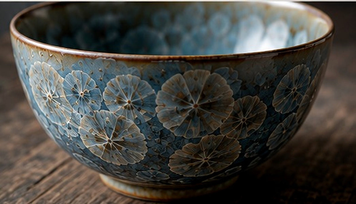 Crystalline glaze pottery with visible crystal patterns — TailyMora Journal