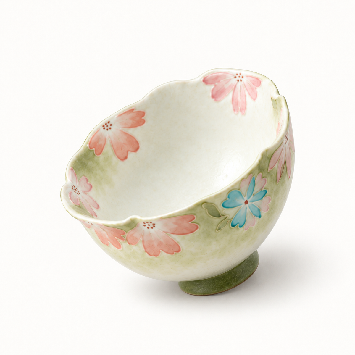 Meadow Bloom Hand-Painted Tea Cup