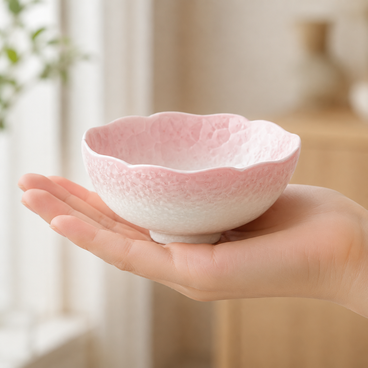 Cherry Blossom – Crystalline Glaze Tea Cup