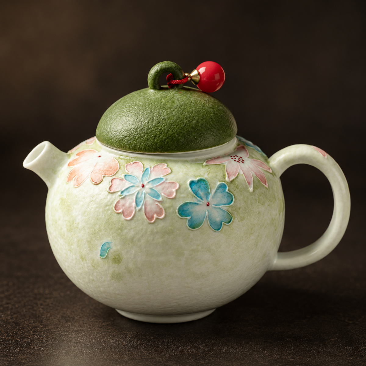 Blossom Grove Ceramic Teapot