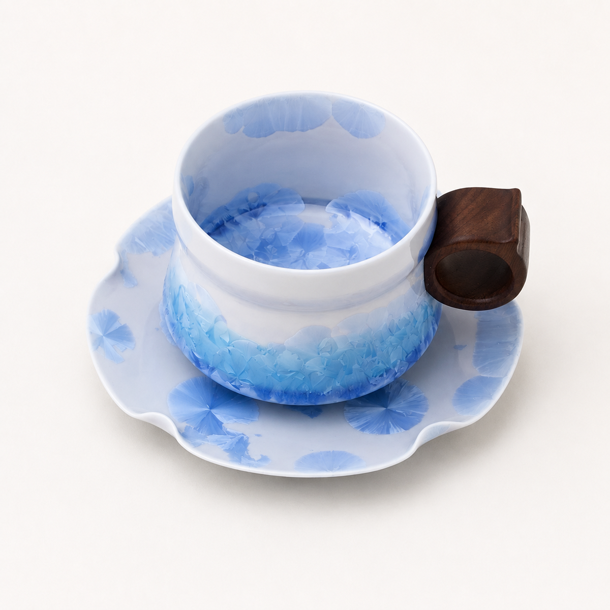 Bluebell – Ceramic Coffee Cup & Saucer Set