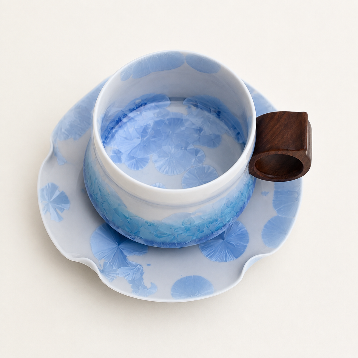 Bluebell – Ceramic Coffee Cup & Saucer Set